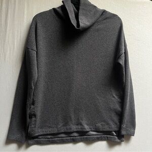 Arc’teryx Laina Cowl Neck Fleece Tunic Sweatshirt Gray - Small S